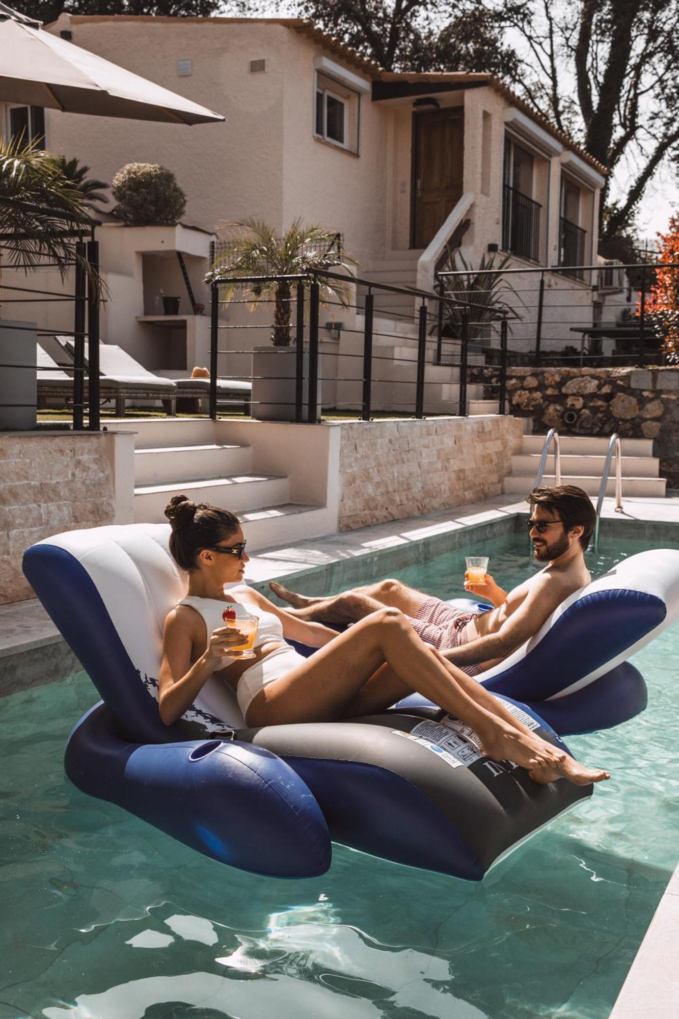 Piscine-Jacuzzi-Videoprojecteur-Clim La Perle Rare Villa Mougins Buitenkant foto