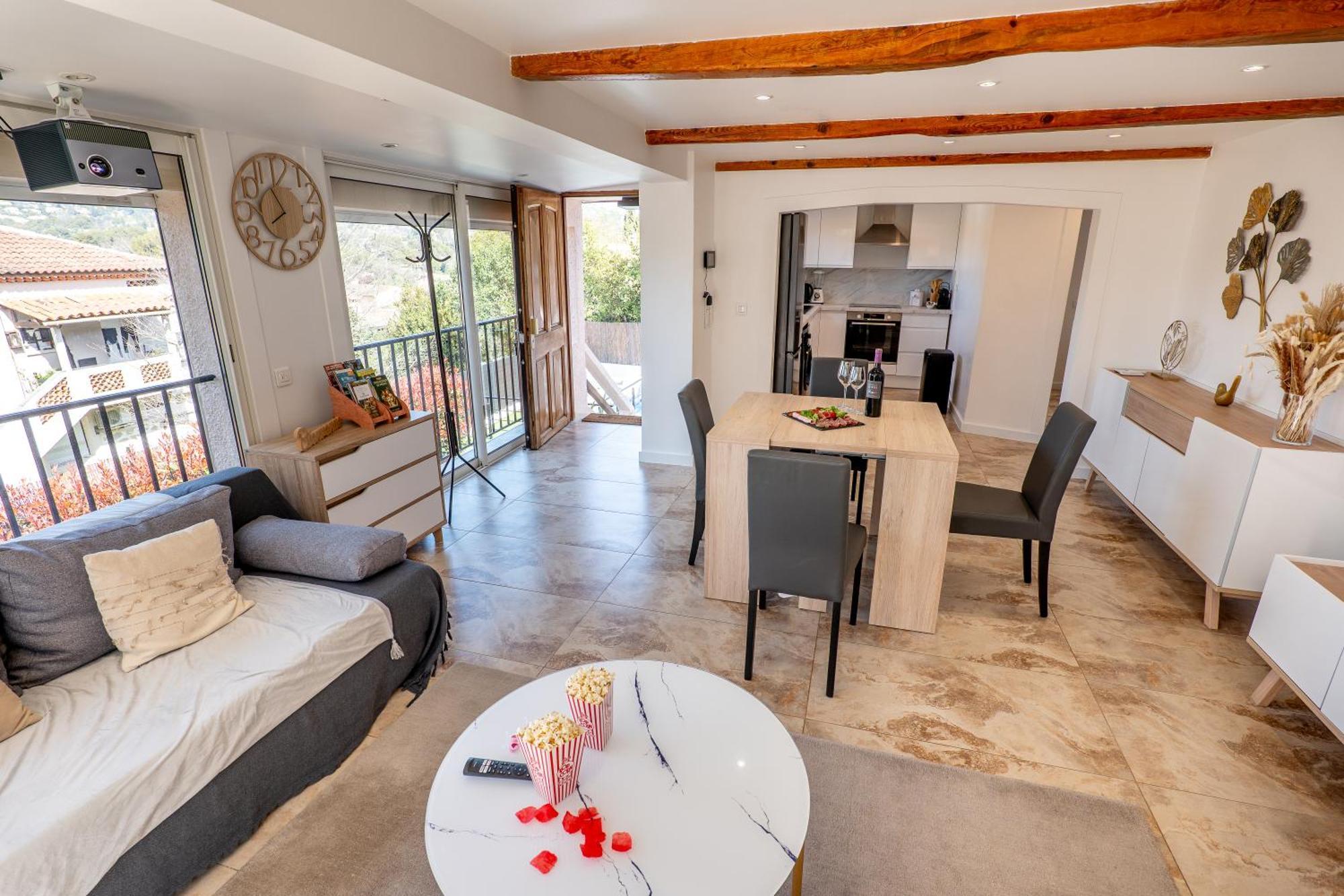 Piscine-Jacuzzi-Videoprojecteur-Clim La Perle Rare Villa Mougins Buitenkant foto