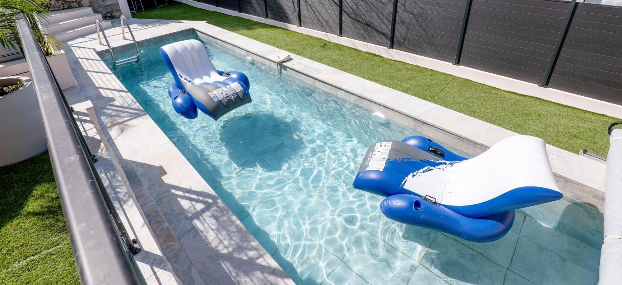 Piscine-Jacuzzi-Videoprojecteur-Clim La Perle Rare Villa Mougins Buitenkant foto