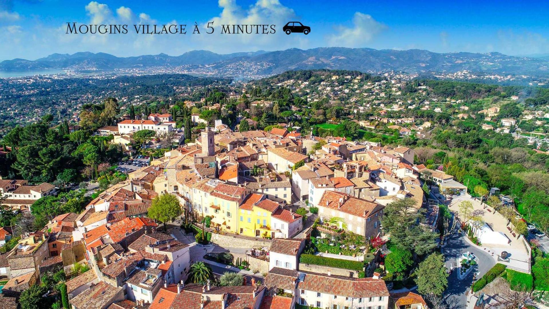 Piscine-Jacuzzi-Videoprojecteur-Clim La Perle Rare Villa Mougins Buitenkant foto